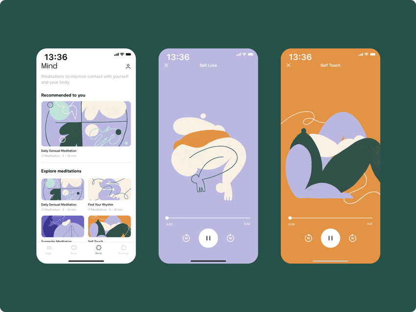 Illustrations for the Senses app