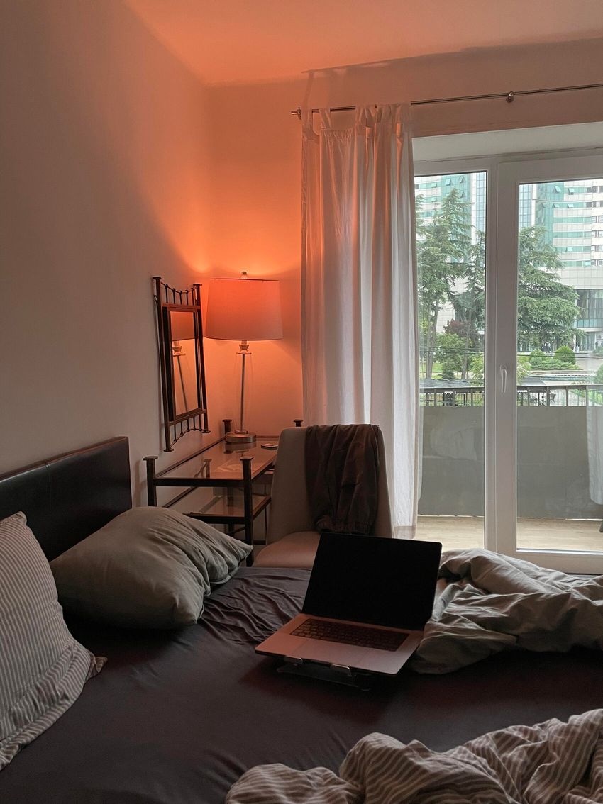 Workspace when I’m too lazy to sit at the usual one